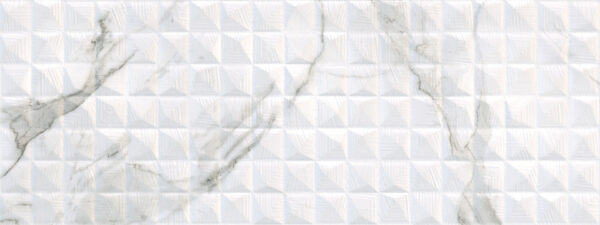 Marble Statuario Cubic 30x80 IN/WT - Image 3