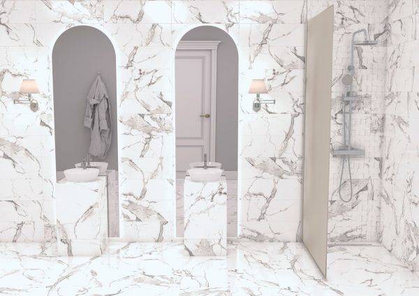 Marble Statuario 30x80 WT - Image 3